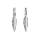 Earrings, Foglia - Silver