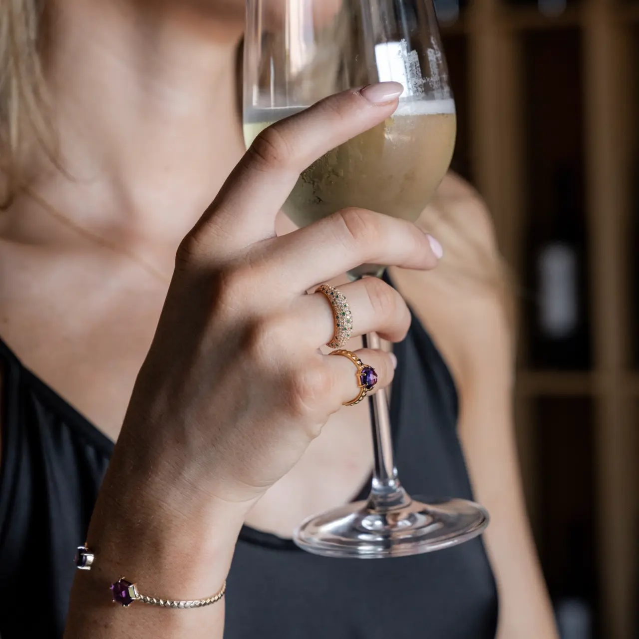 Ring, Illuminare 1 Verde - Gilded 8