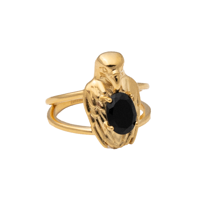 Ring, Aquila Nero - Gilded 6