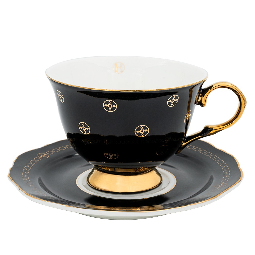 Cup with saucer - Anima Gemella Nero