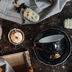 Cup with saucer - Anima Gemella Nero