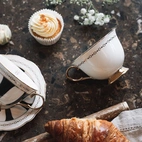 Cup with saucer - Anima Bianco