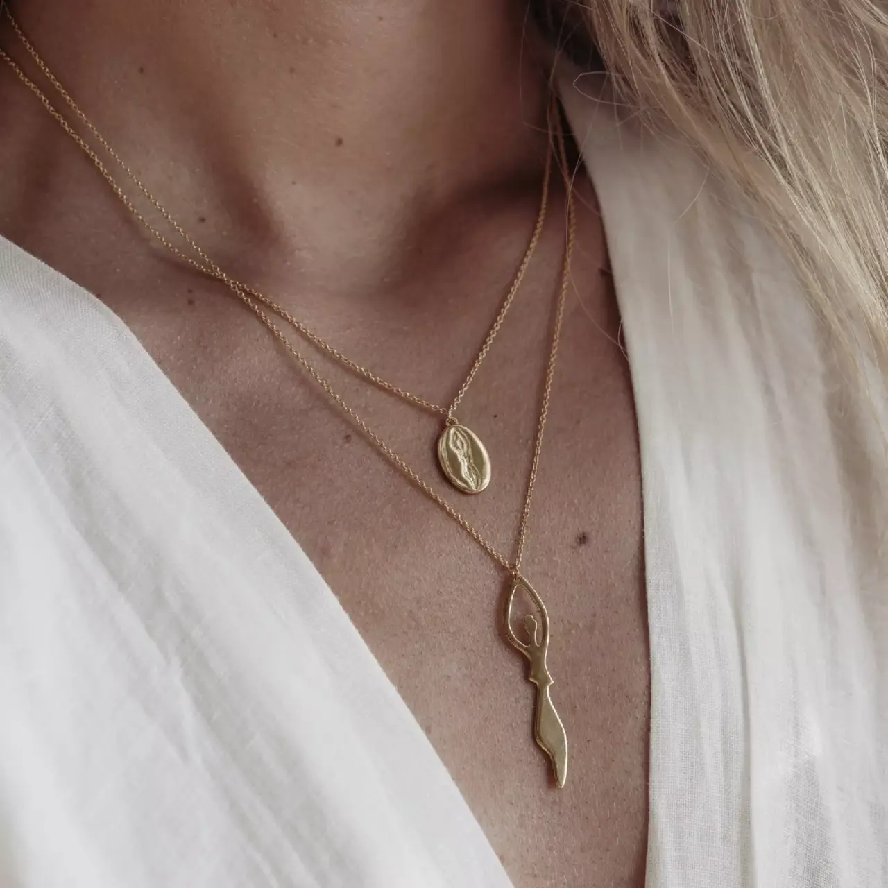 Necklace Donna, Gilded