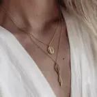 Necklace Donna, Gilded