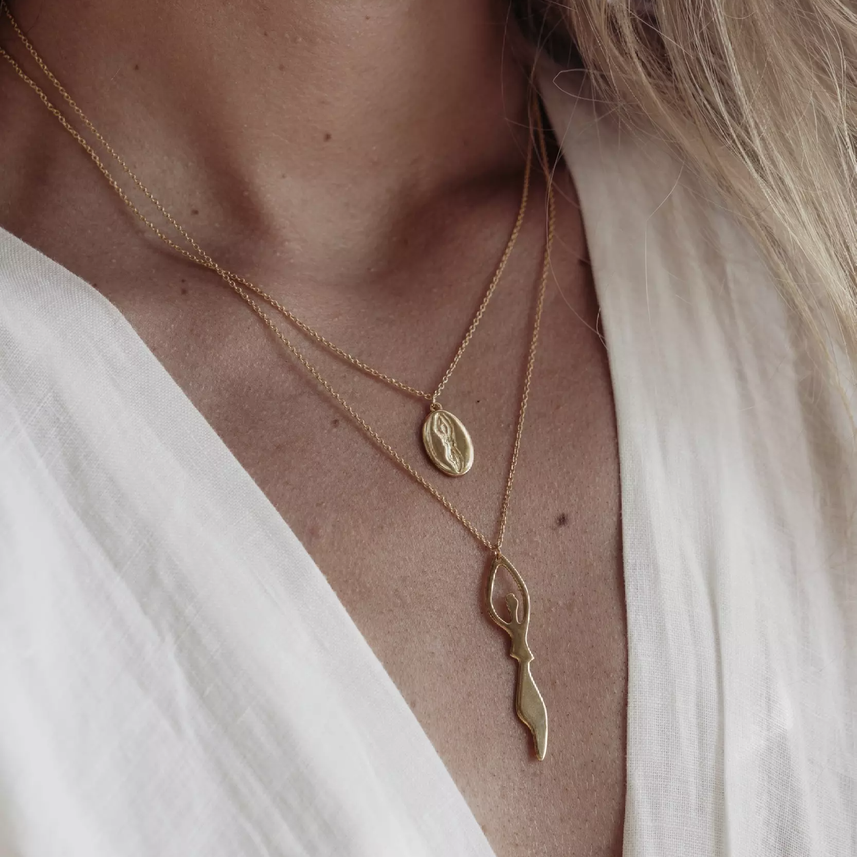 Necklace Donna 2, Gilded