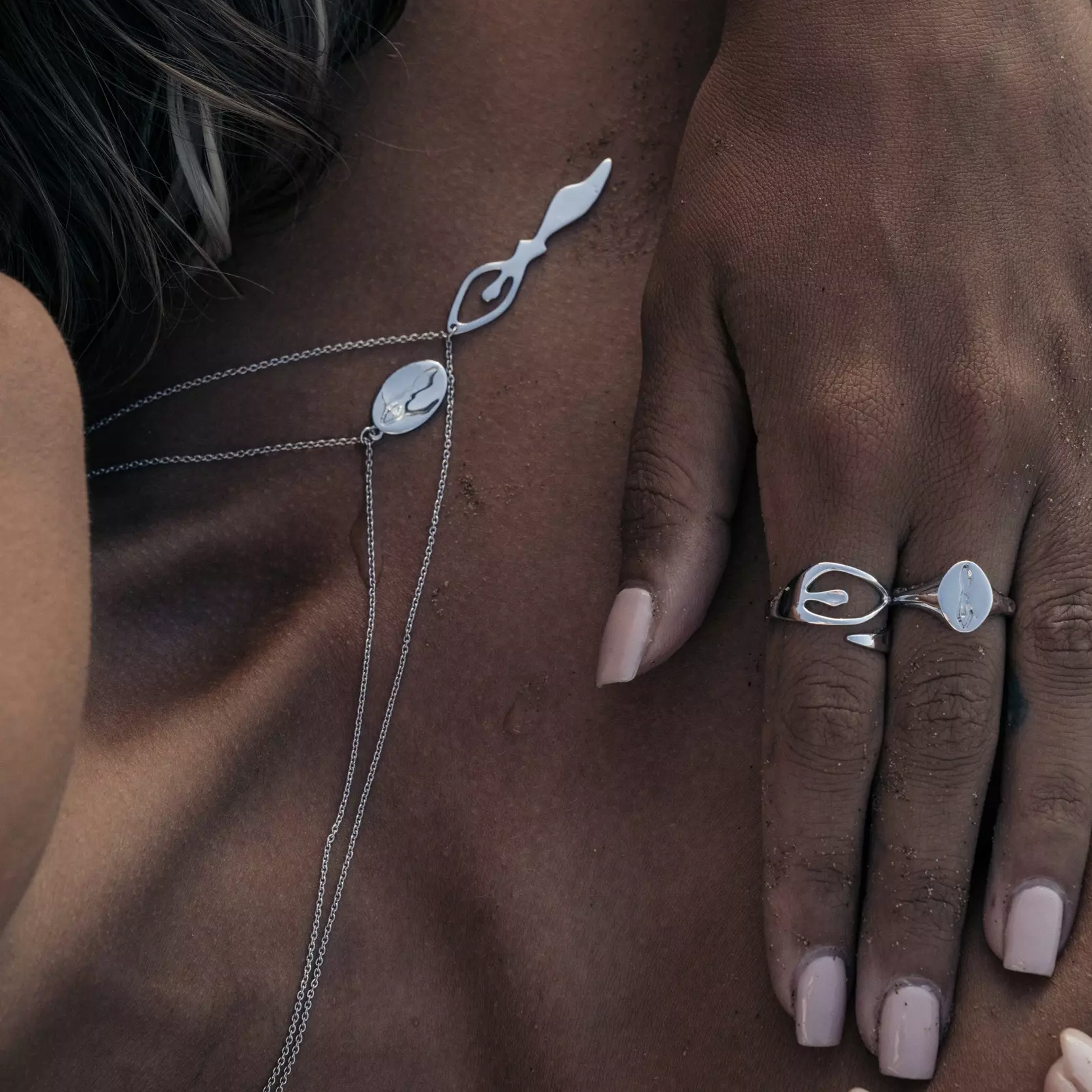 Halsband Donna 2 - Silver