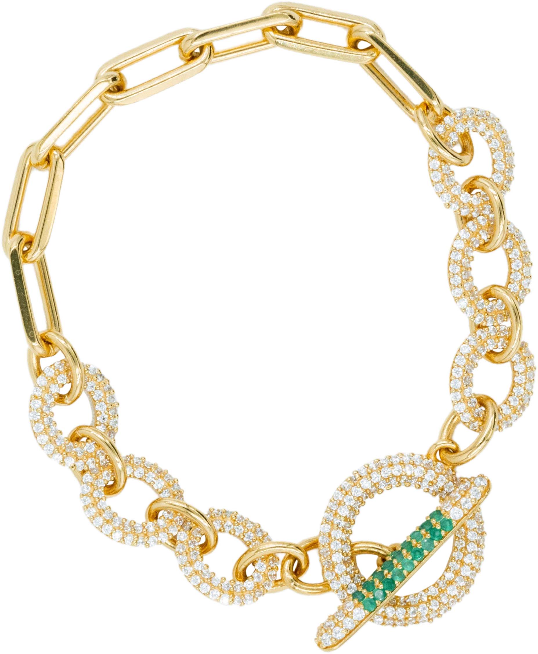 Bracelet, Illuminare Bianco - Gilded