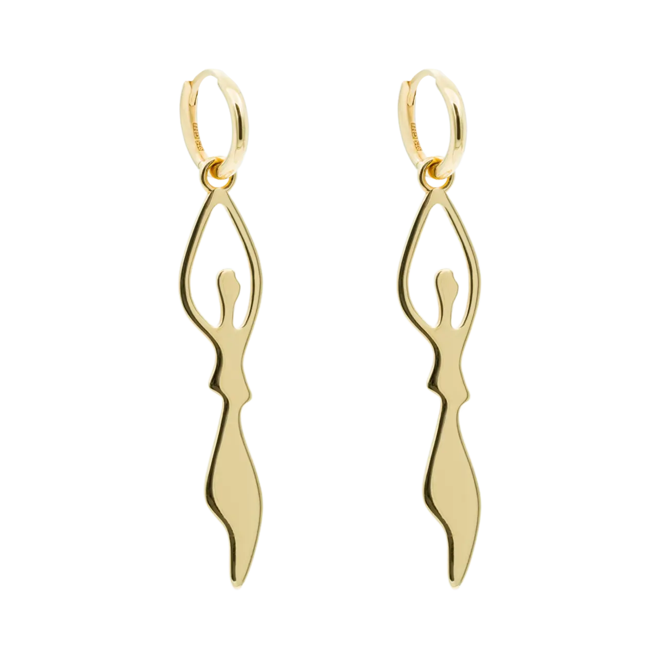 Earring Donna, Gilded