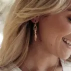 Earring Donna, Gilded