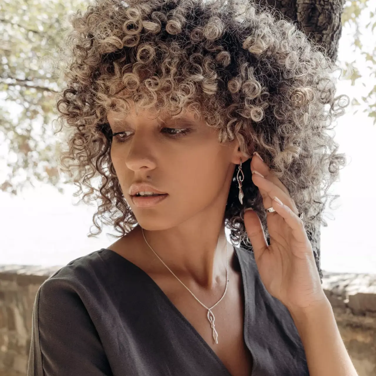 Earring Donna, Silver