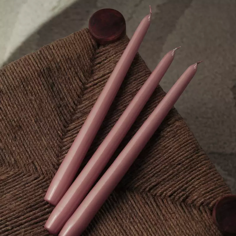 Mansion Candles - Metallic Pink