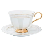 Cup with saucer - Strisce Tortora