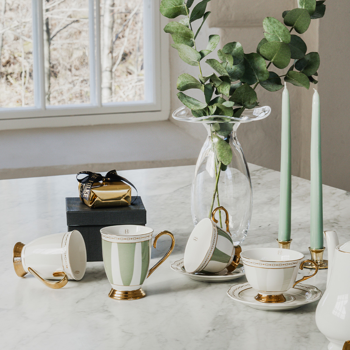 Mug - Strisce Salvia