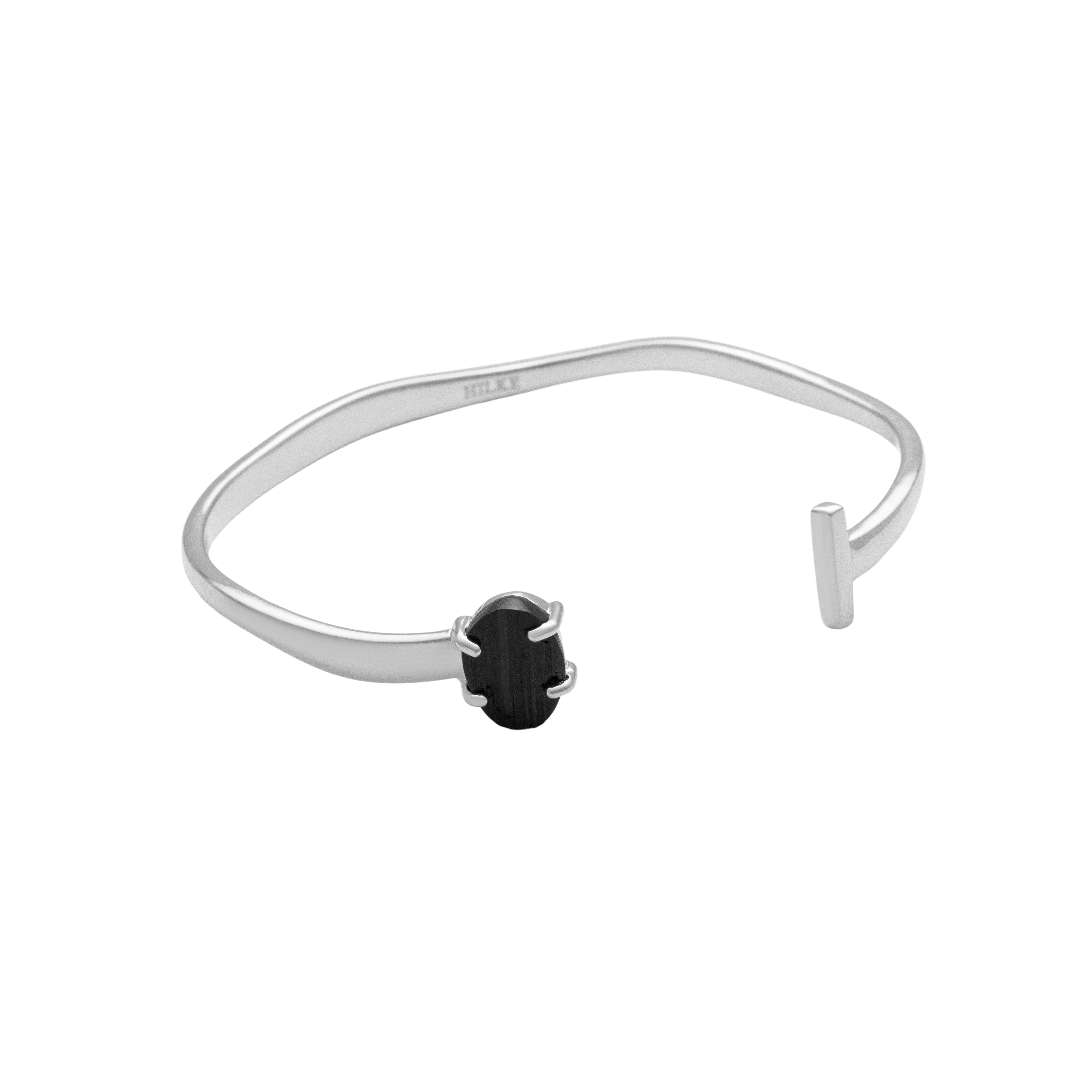 Bangle, Nero - Silver