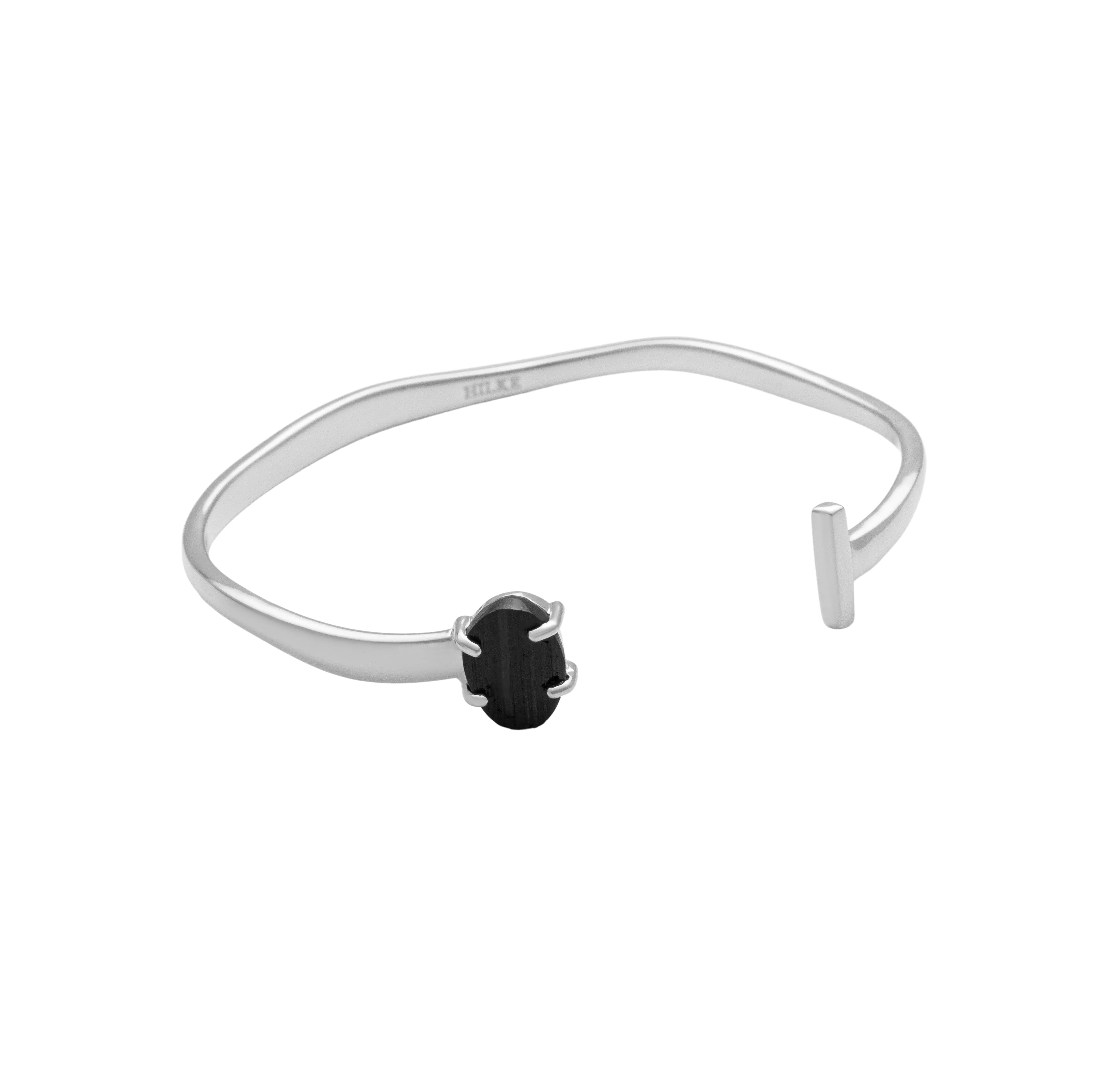 Bangle, Nero - Silver