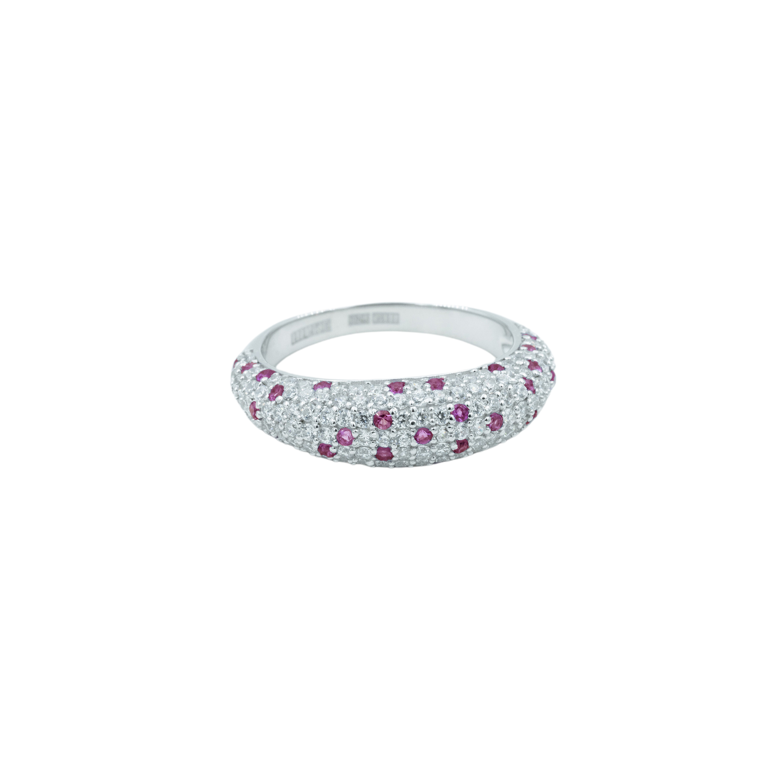 Ring, Illuminare 1 Rosa Ciliegia - Silver 7