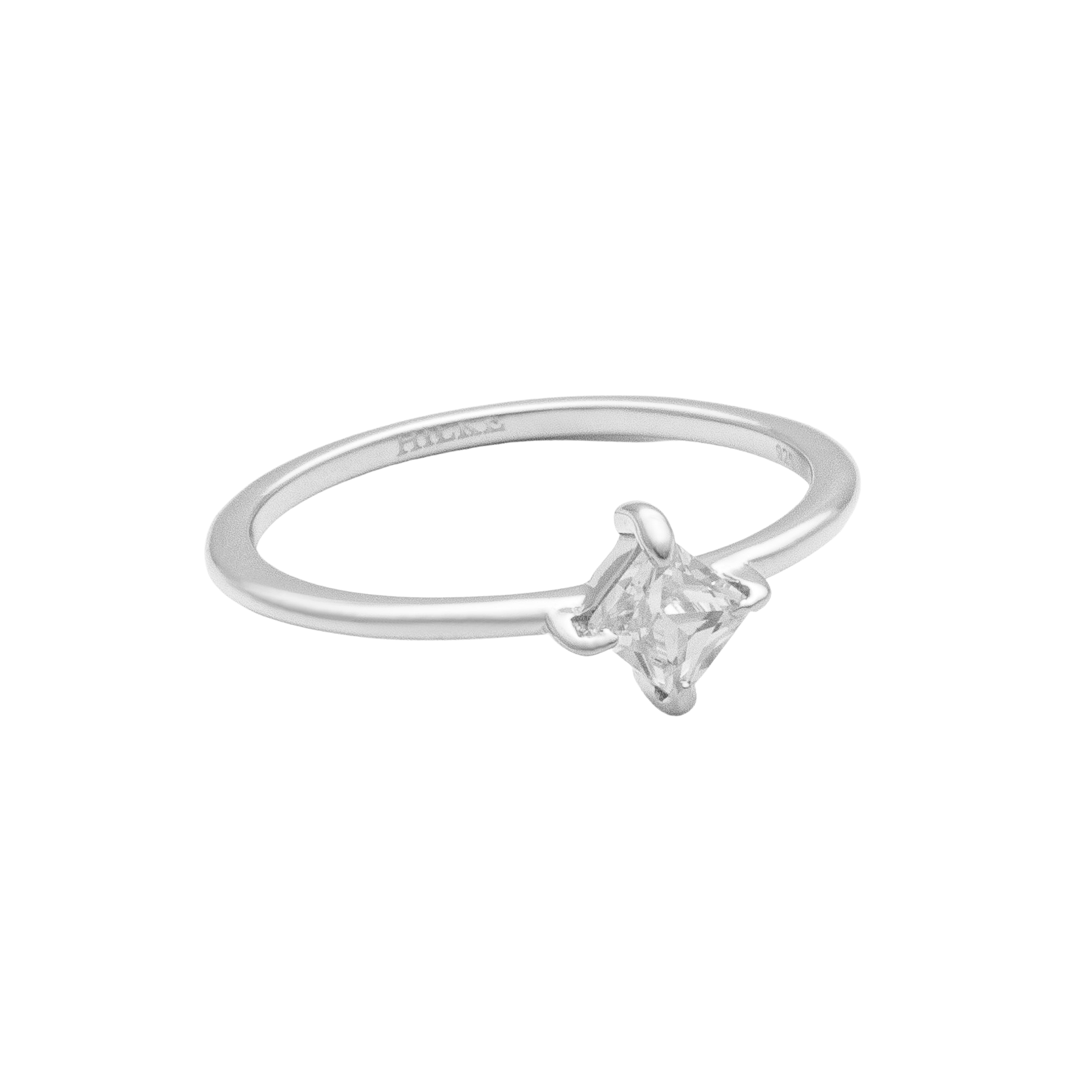 Ring, Glam Bianco - Silver 6