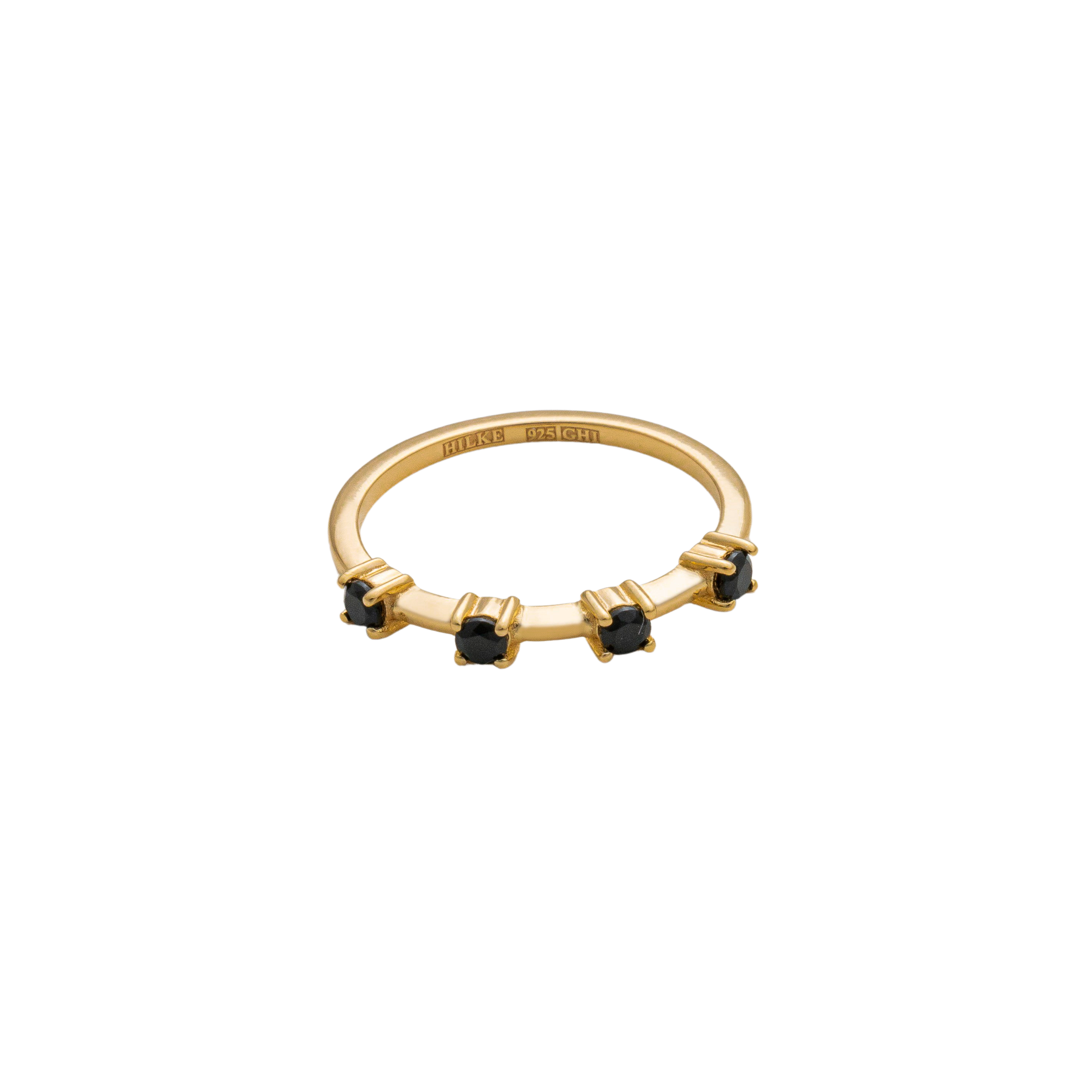 Ring Palermo Nero - Gilded 7
