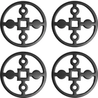 Coasters -  Anima Gemella, Black