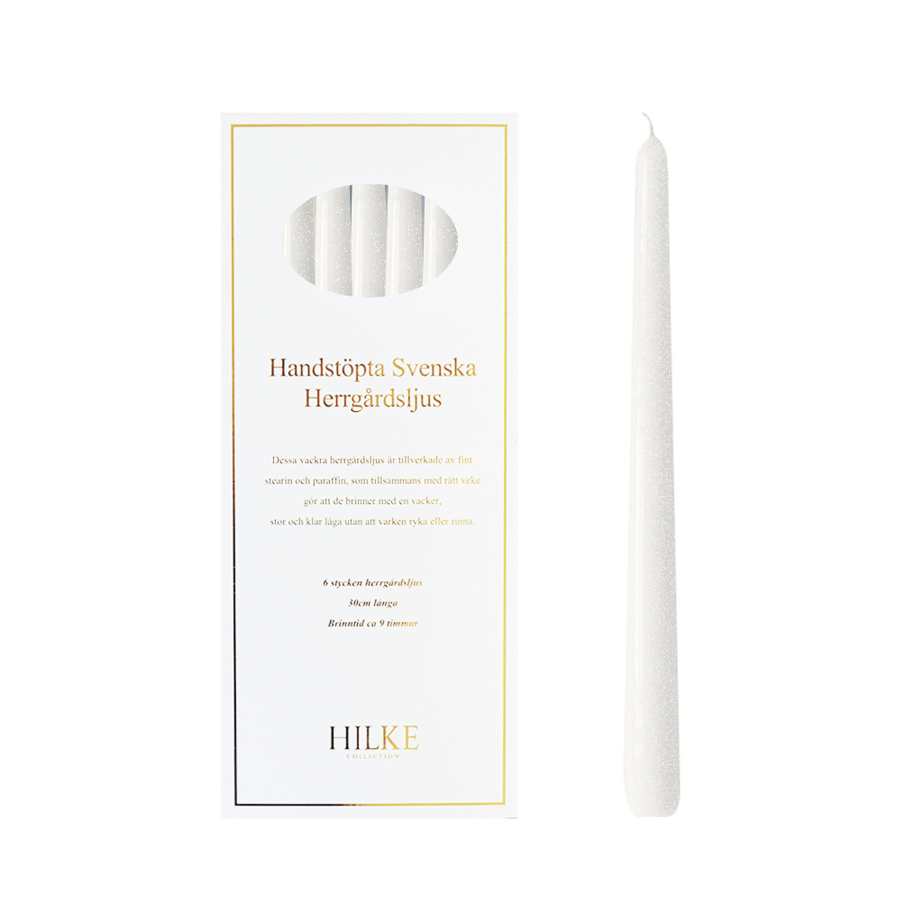 Mansion Candles - Pearl white Gloss